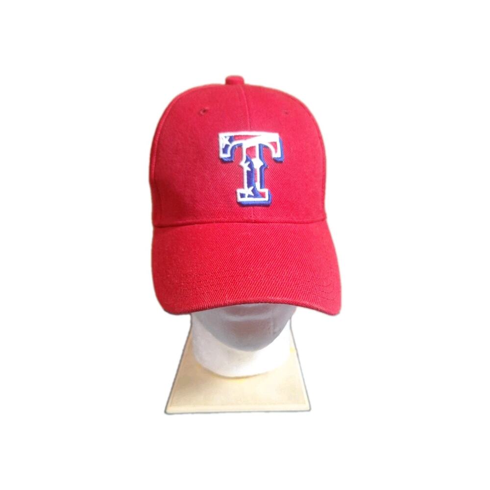 Texas Rangers MLB Dr. Pepper Red Baseball Stars & Stripes USA Flag Hat
